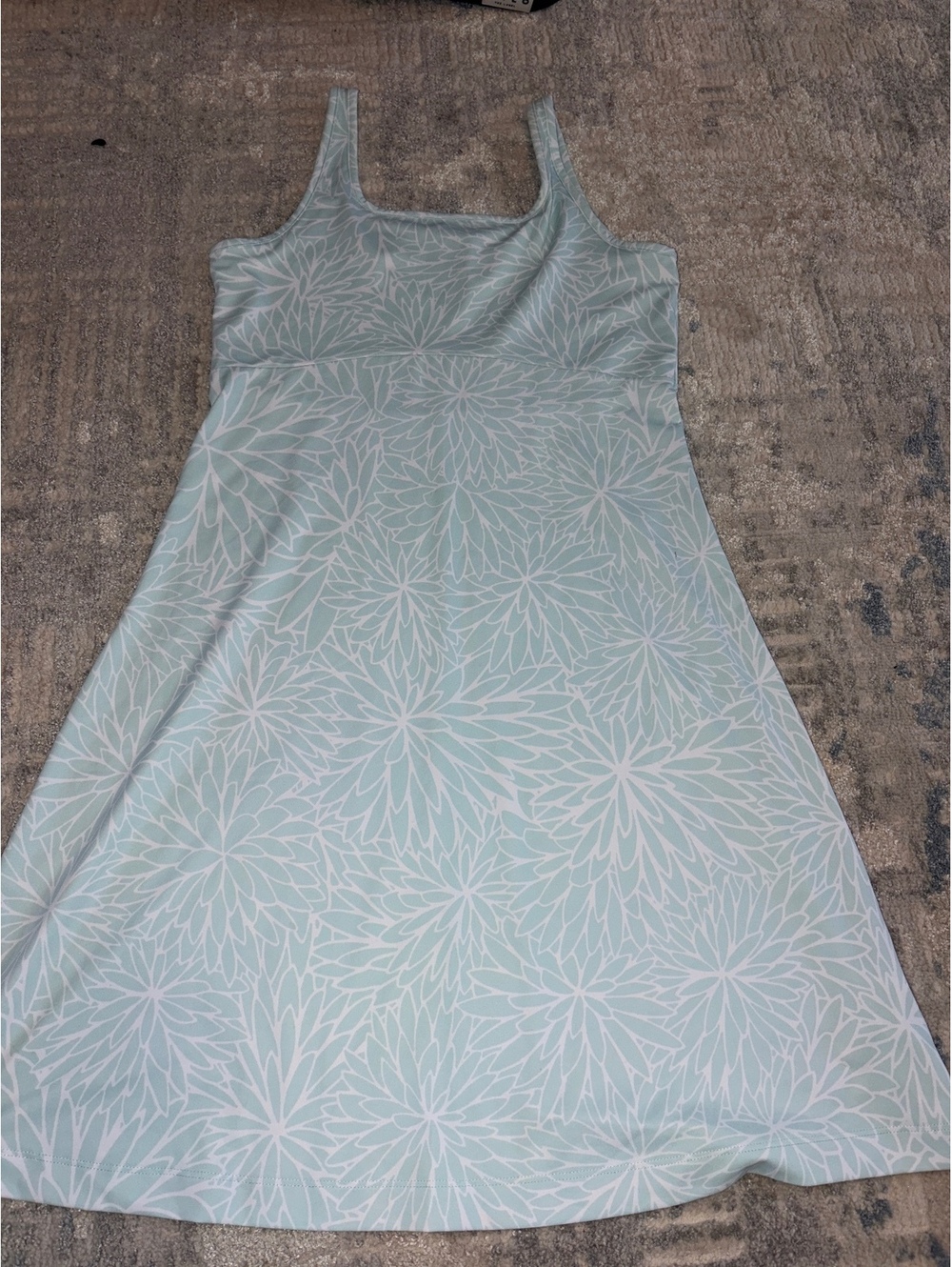 Columbia PFG Light Blue Floral Sleeveless Dress Medium